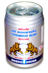 Energy Drink Commando Bear Brand in Can