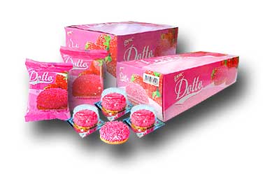 dotto strawberry flavoured marshmallow biscuit